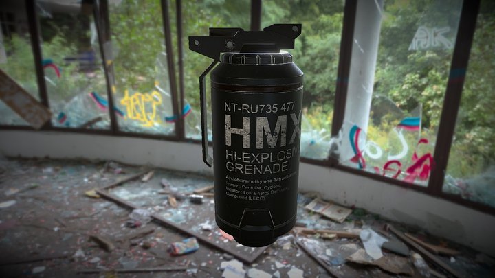 Grenade 3D Model