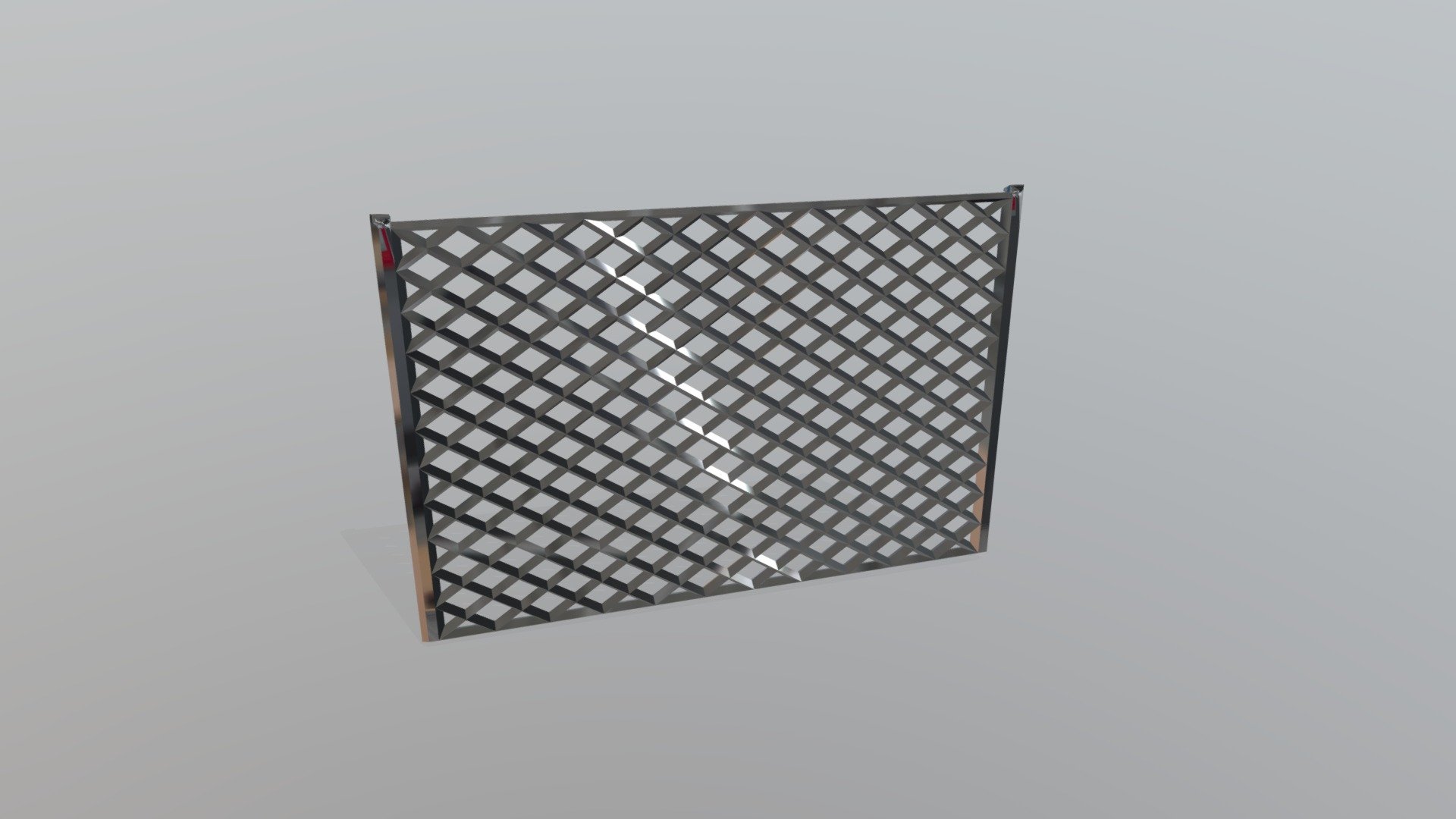 Metal Fence - Download Free 3D Model By Dogan Kirnaz (@dogankirnaz ...