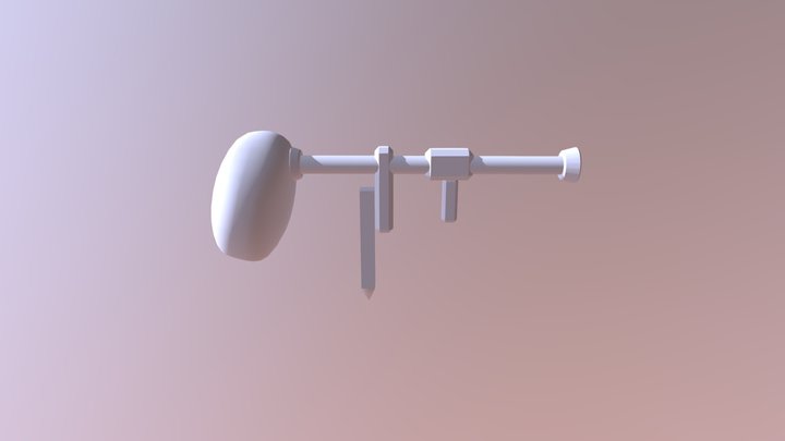 Marshmellow Shooter 3D Model