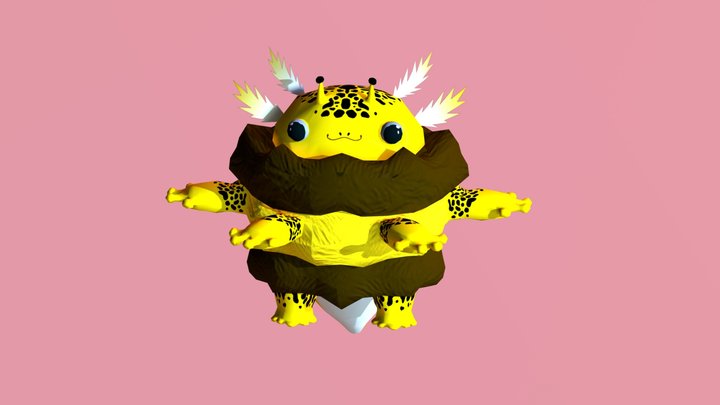 Axl the Bumblotl 3D Model