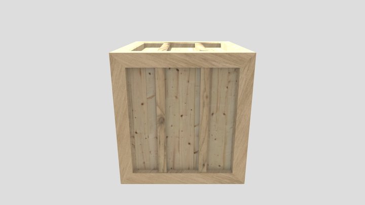 Crate 3D Model