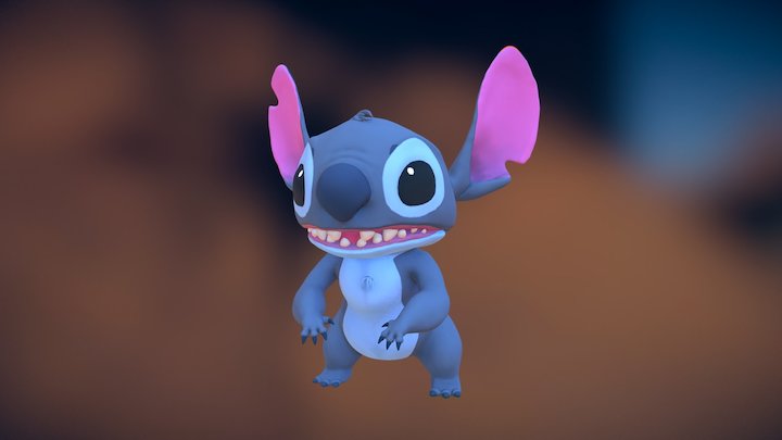 Stitch (Fan Art) 3D Model