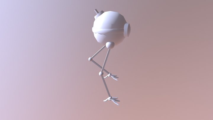 Walk Animation 3D Model