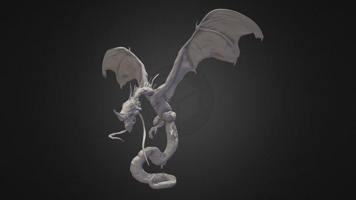 "Rashun" Miniature - "Tsukuyumi: Full Moon Down" 3D Model