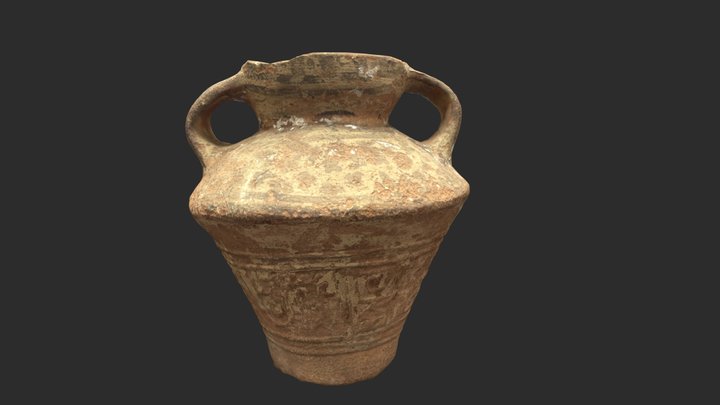 High Poly Photogrammetry Chimu-style Jug 3D Model
