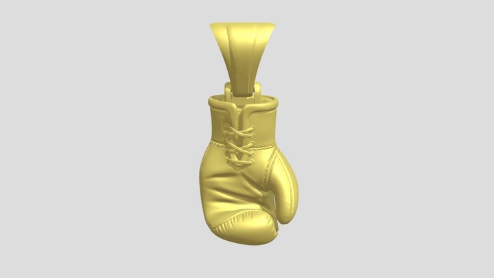 Boxing Glove Pendant 3D Model