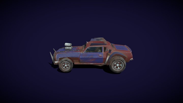 Mad mustang 3D Model