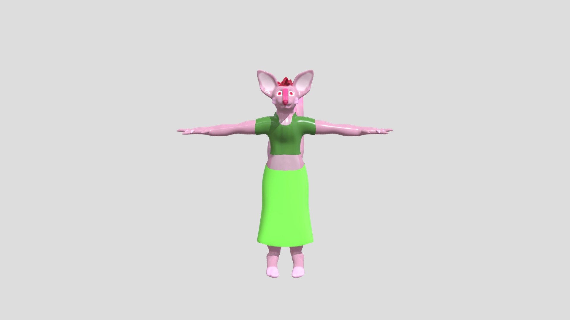 Foxy Girly Download Free 3d Model By Cherrymouranha [658a84b] Sketchfab