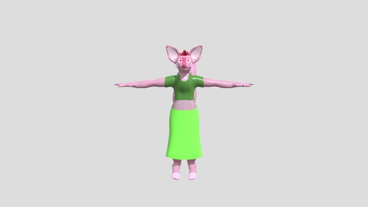 foxy girly 3D Model