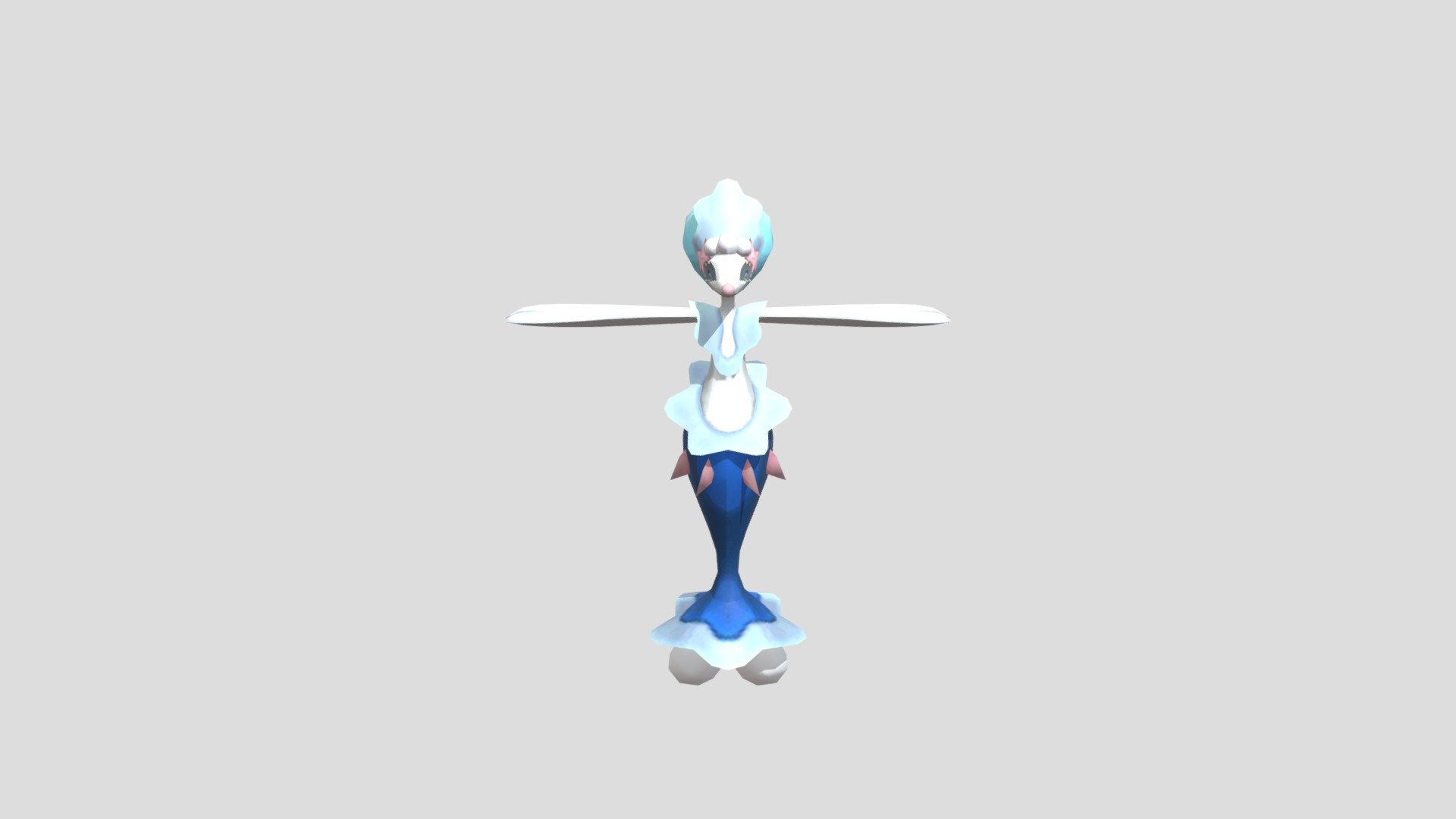 Pokemon Sun & Moon Primarina - Download Free 3D model by JackTheOhio ...