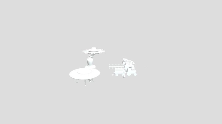 [HW XYZ School] силуэты 3D Model