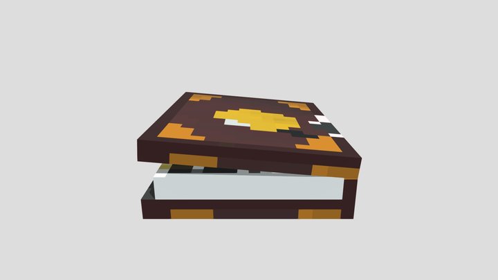 Book for minecraft 3D Model