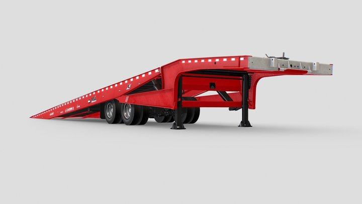 Truck Trailer 3D Model