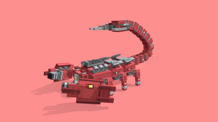 Scorpion Mech 3D Model