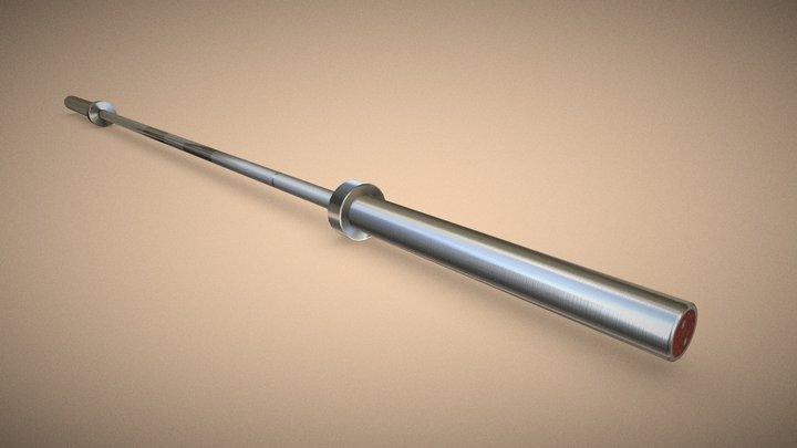 Men's Olympic Bar 3D Model