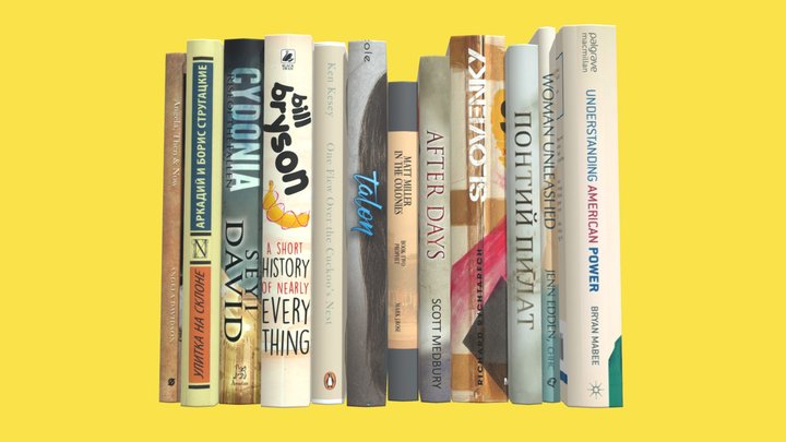 Book Pack 3D Model