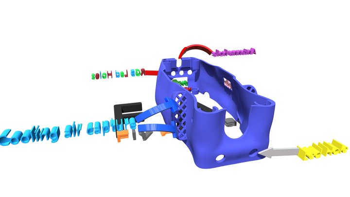 FAT Canopy for iFlight X5 racer 3D Model