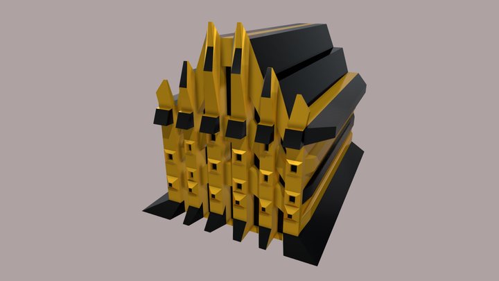 Castle future modern – Modello 3D gratuito STL