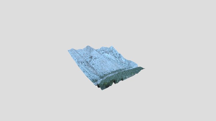 Railroad section 3D Model