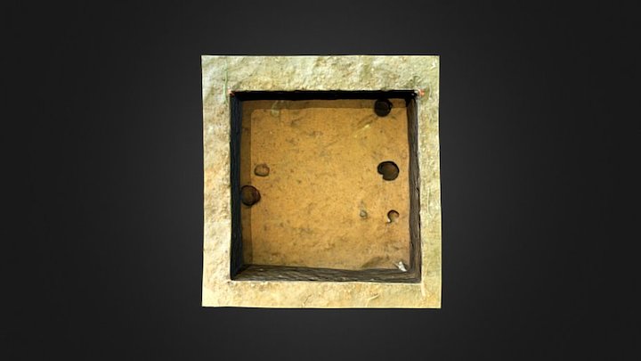 295-300R670-675 Block With Postholes Excavated