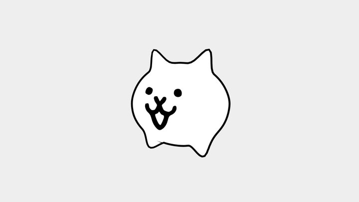 BATTLE CATS - Cat 3D Model