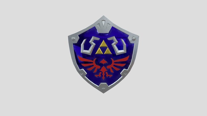 Hylian Shield Substance Painter 3D Model