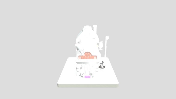 Ice Cream Shop 3D Model