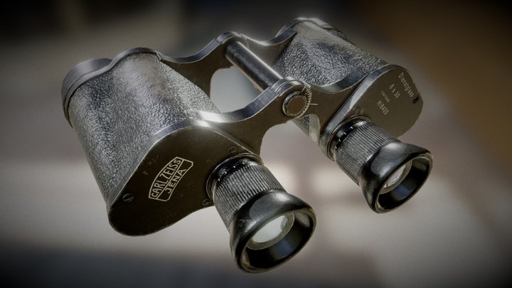 Zeiss6x30 Binoculars - GameAsset 3D Model