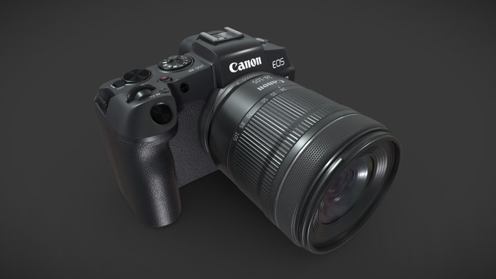 CANON EOS RP (24 -105 mm) LENS 3D Model