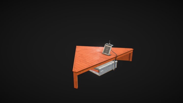 Bird Deterrent Devices Runway Model 3D Model