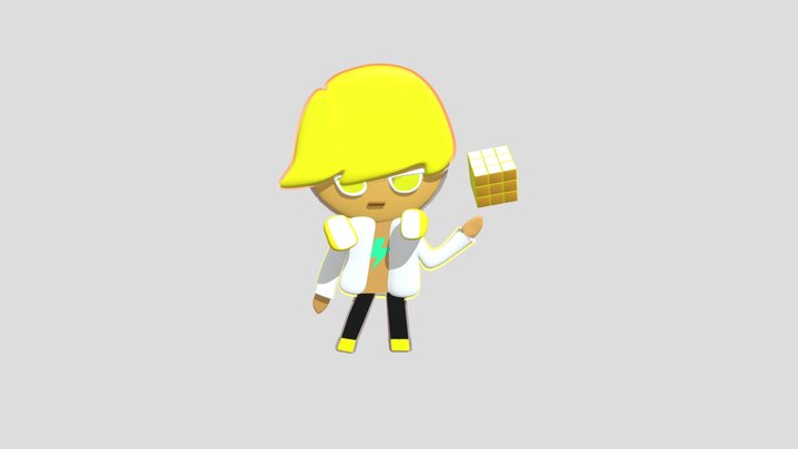 Lemon cookie 3D Model