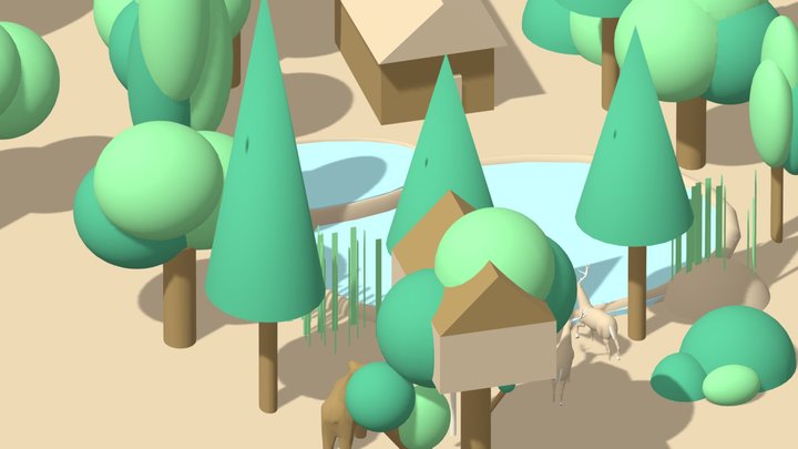 Forest VR Experience 3D Model