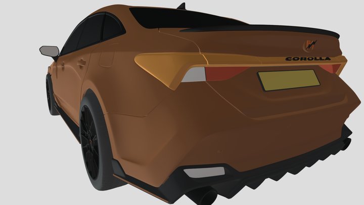 M COROLLA (V12 GAS) (UK) 3D Model