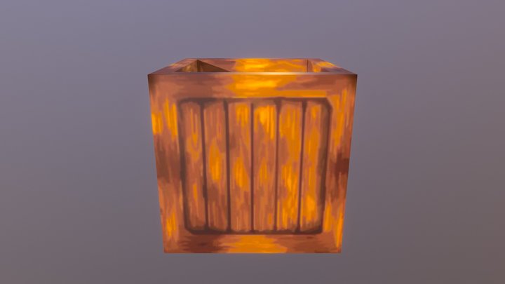Box And Gold 3D Model