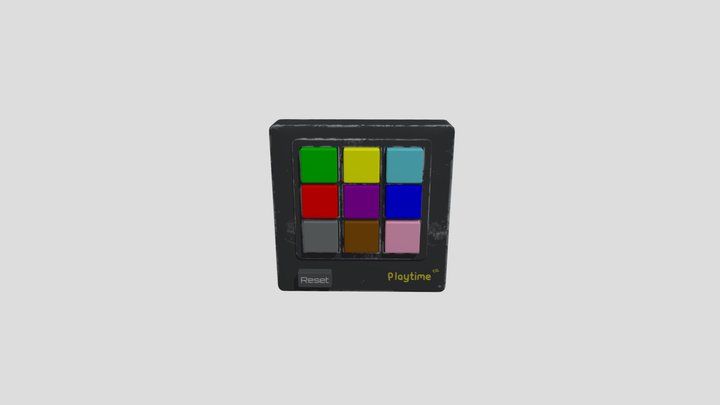 Poppy playtime Security key pad 3D Model