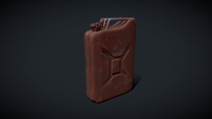 Old jerry can 3D Model