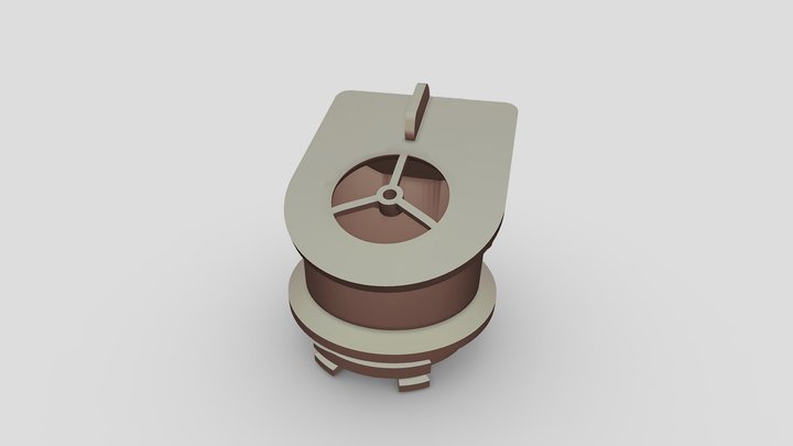 Центральный клапан 3D Model