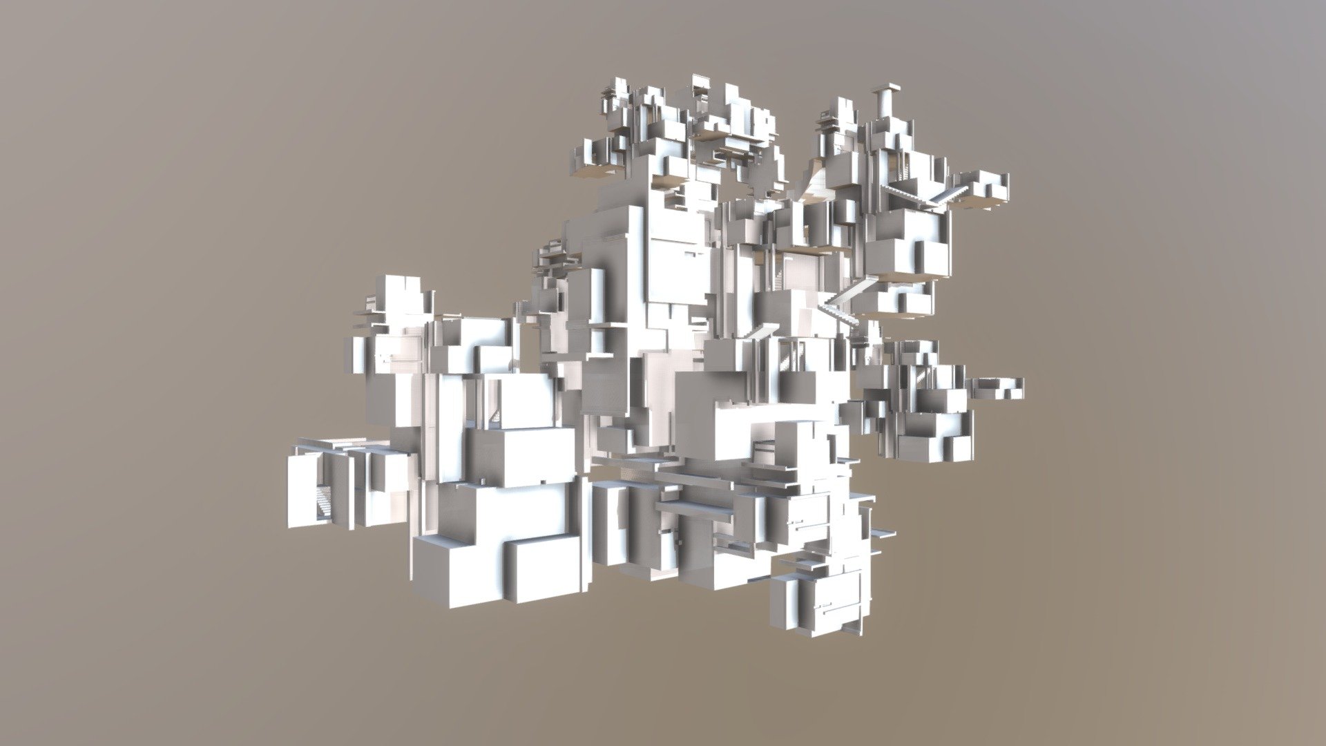 169 - Architectural Project - 3D model by nasa.iom2019 [659aabe ...