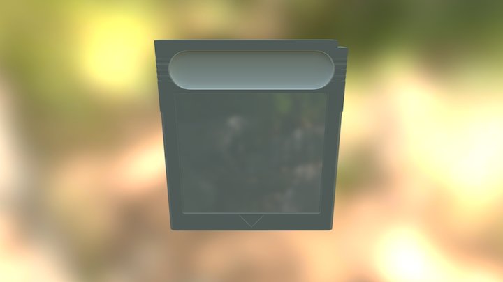 Gameboy Cartridge 3D Model