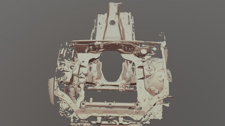 2000 Miata front and trans tunnel untrimmed 3D Model