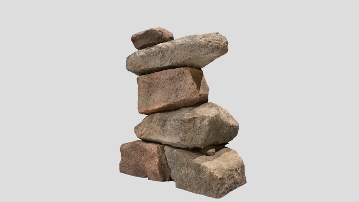 Inukshuk 3D Model
