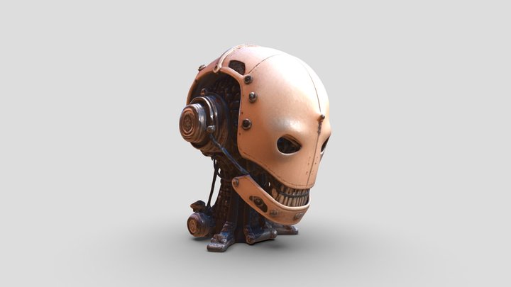 Evil Robot_PBR 3D Model