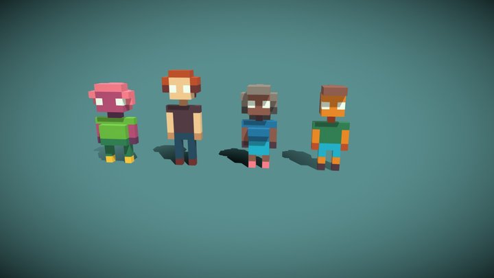 Basic Avatars | Makerville 3D Model