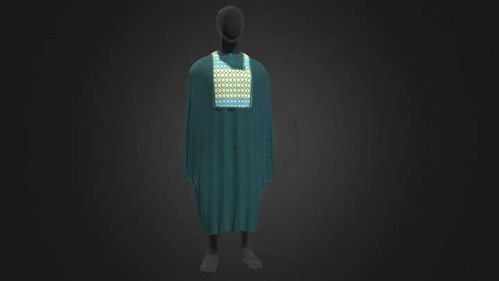Agbada Cloth 3D Model