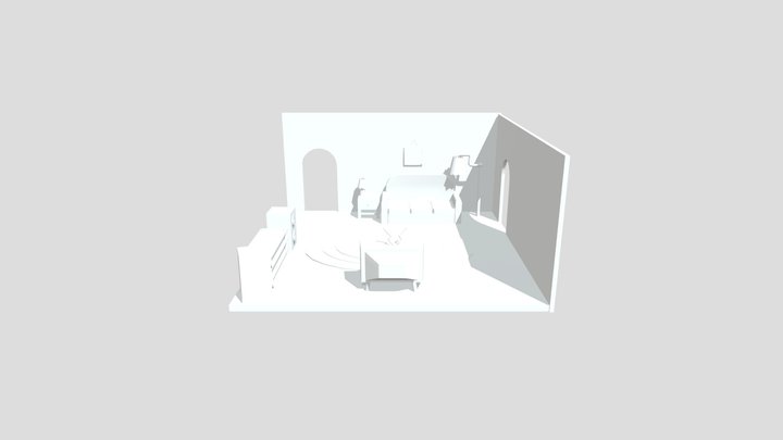 Simpsons Living room 3D Model