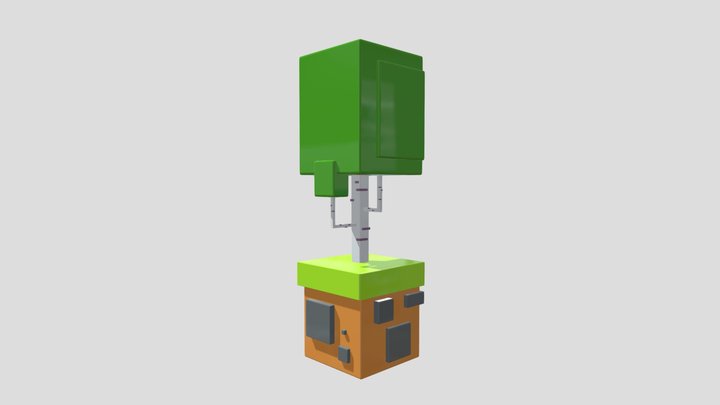 Birch Tree 3D Model