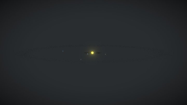 Animated Solar System [VIVID3D] 3D Model