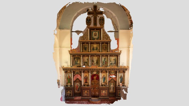 Жлне иконостас 3D Model
