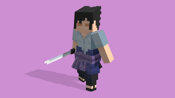 Sasuke Uchiha 3D Model