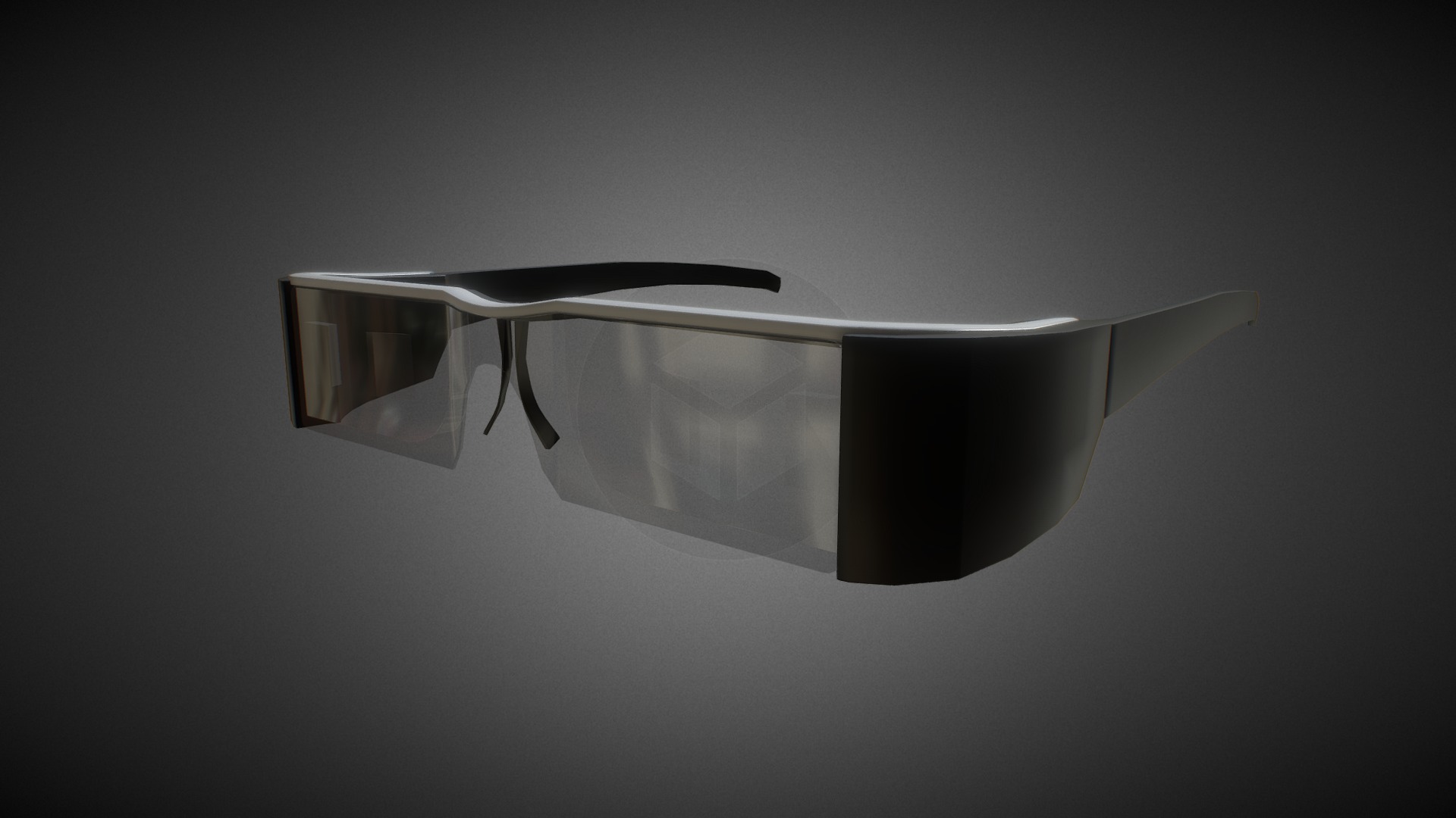 3D model AR Glasses - This is a 3D model of the AR Glasses. The 3D model is about a pair of sunglasses.
